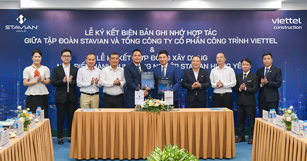 Stavian Group and Viettel Construction signed MOU for strategic cooperation